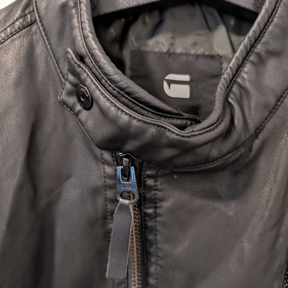 G StarRaw/Empral Deconstructed 3D Biker Jacket Sz XL - Picture 7 of 10